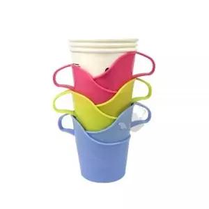 안전한 592AJG03 종이컵 손잡이 컵받침 홀더 6P 컵거치대