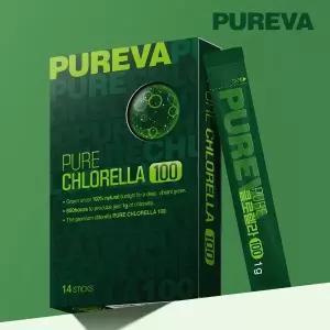 이현이 퓨레바 퓨어 클로렐라100 10박스 140포 5개월분 엽록소