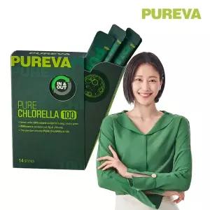 이현이 퓨레바 퓨어 클로렐라100 8박스 112포 4개월분 엽록소