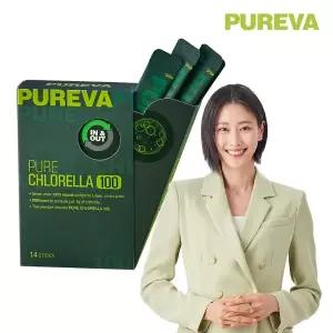이현이 퓨레바 퓨어 클로렐라100 6박스 84포 3개월분 엽록소