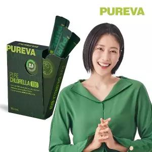 이현이 퓨레바 퓨어 클로렐라100 2박스 28포 1개월분 엽록소