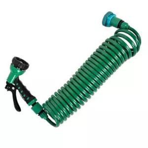 삼정 물호스 코일호스 베란다 정원 분사기 호수 10m/호스릴/세차/호스/세차건/수도/분배기/연결/물호스릴