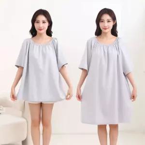 피부관리실 가운 마사지샵 업소용 손님 오프숄더 사우나