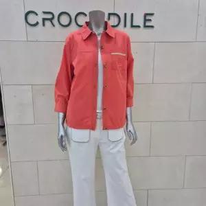 [크로커다일레이디]코튼 혼방 솔리드 숏자켓_BP