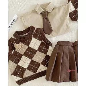 아동상하복 커플룩 아기 남매룩 정장 세트 유아 3종 투피스 여아 키즈 남아 유아동 셋업 5세pbv022