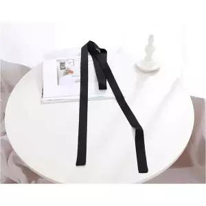 남자 여자 롱 슬림 타이 스카프 넥타이 검정 롱타이 얇은 5co