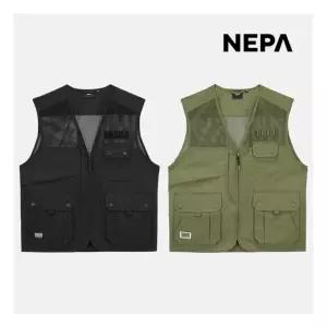 매장정품 네파 공용 에코 브리즈 유틸리티 메쉬 베스트 여름 등산 낚시 망사 조끼 작업복 7LD1462 2027845