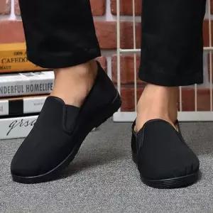 방한부츠 방한화 남자로퍼 털신발 효도화 슬립온 단화 TY10-2