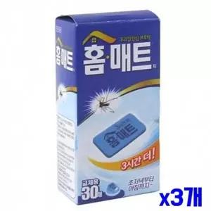 고품질 WL 리필형 홈매트 30매 x3개 여행용품 모기향통 모기약 모기...