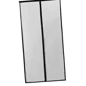 붙이는방충망 블랙 폴딩모기장 모기장천 방충망 방문모기장