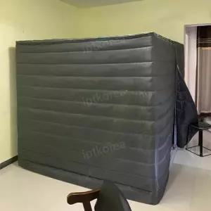 가정용 방음부스 소음차단 작업실 회색 1인용 노래