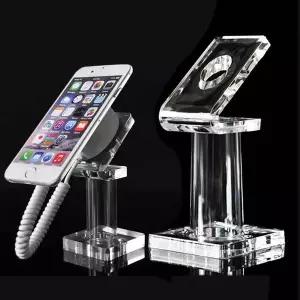 [셀러에이드]투명 거치대 핸드폰 스트랩 분실방지 모바일 전시장 스탠드