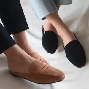 뮬슬리퍼 방한 여자슬리퍼 플랫슈즈 슬리퍼힐 여친