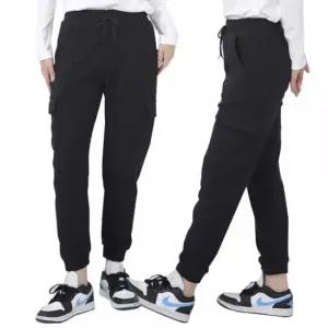 친절한탄씨 bns 융털 카고 기모 조거 팬츠 남성 여성 건빵 바지 트레이닝 캐주얼 겨울 남자 여자 밴딩