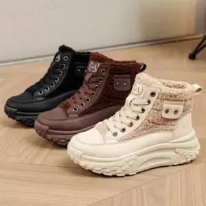 겨울신발 여성 패딩운동화 방한기모운동화 발편한 방한슈즈 여성방한부츠 패딩슈즈