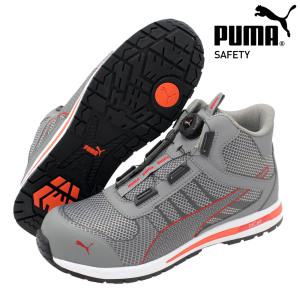 PUMA 안전화 62D (6인치 중목/그레이/BOA 다이얼) 통풍 메쉬 작업화 산업안전용품/KCS인증