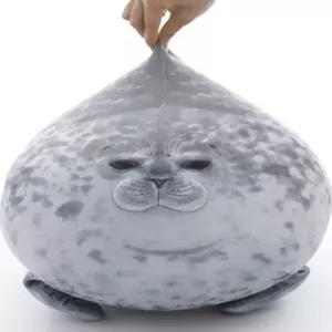 하프 물범 인형 물개 대형 쿠션 베개 오사카 누운 바다표범 20cm