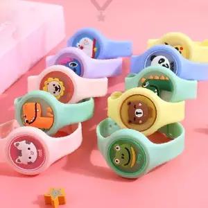 어린이 손목 착용 모기 퇴치 팔찌 실리콘 밴드 야외 활동 캠핑 등산 낚시 해충