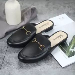 편한운동화 겨울 구두슬리퍼 뮬하이힐 뮬슬리퍼 방한