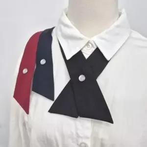 여성 기본 나비넥타이 크로스 데일리 스카프 보타이 성가대 근무복 교회 나비타이 학생