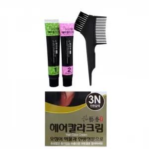 모발색소 윤기있는 한방성분 헤어염색약 3N 진한갈색
