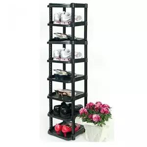 고품질 TBZ 다정 신발장 8단 8켤레 정리대 A 깔끔신발정리대 이동식신발장 플라스틱신발장 WFLV3L9