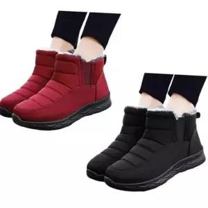 데일리 융털 여성 푹신한 겨울 따뜻한 앵클 부츠 방한 융털방한부츠 겨울앵클부츠
