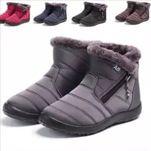 따뜻한 여성 방한 부츠 패딩 여자 방한화 기모 겨울 앵클 따뜻한 방한