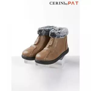 여성 라미네이팅 소가죽 보아퍼 방한화 1종 25w