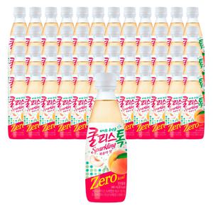 동원 쿨피스 톡 제로 스파클링 복숭아맛 340ml 48개