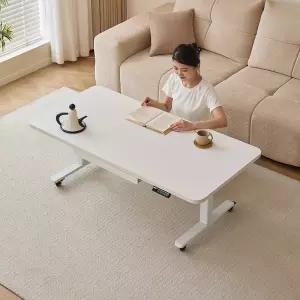 거실 모션데스크 좌식 테이블 리프트 스탠딩 간이 다과 높낮이조절 책상 사무실 데스크 독서대