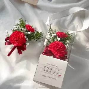 카네이션 브로치 코사지 스승의날 어버이날 선물 부모님 선생님 어린이집 단체 복지관 경로당