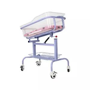 병원용 아기침대 트롤리 이동식 흔들 휠 사각 투명 경사 프레임 수면 신생아카트 바퀴 프리