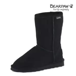 BEARPAW ELLE SHORT 여성 양모 어그 부츠 2367001PD-W 블랙 3센치 493036