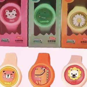 어린이 모기퇴치 팔찌 손목밴드 야외활동 캠핑 등산 여름철 해충방지 착용형 휴대용