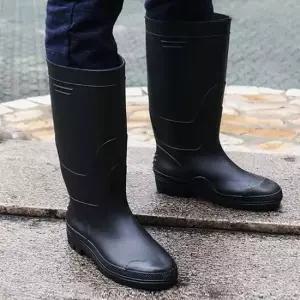 롱 올블랙 낚시화 장화 레인부츠 작업화 남성 올블랙 남성