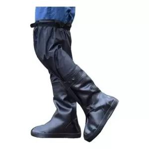 방수 미끄럼 방지 라이딩 무릎 신발 커버 남녀용 보호 장마철 배달 오토바이 덮개 우비