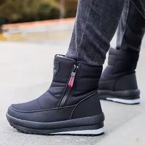 [하프클럽/]남성 고품질 겨울 방한화 패딩부츠 방한부츠 털부츠