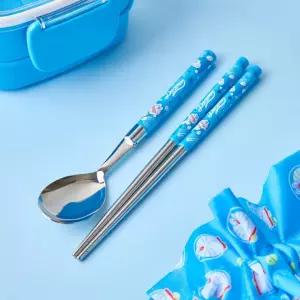 고퀄리티   스푼젓가락 쥬니어 도라에몽 세트