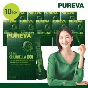 [하프클럽/신세계]퓨레바 퓨어 클로렐라 100 14포 x 10박스 (총 140포)