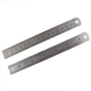 문구용품 제도용 스틸 금속자 15cm 스테인리스 쇠자 사무용 학용품
