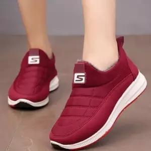 슬립온 하이탑 캐쥬얼화 여성슬립온 방한화 단화