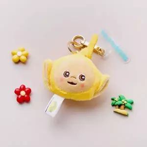 [하프클럽/]텔레토비 나나 얼굴 가방고리 인형 5cm