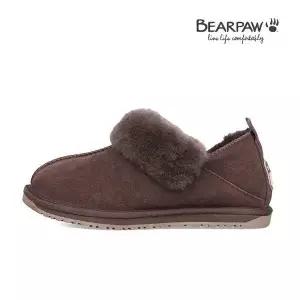 봄신상 베어파우(슈즈) ROSEMARY 여성 양털 슬립온 0822004PD-W 초코 2센치