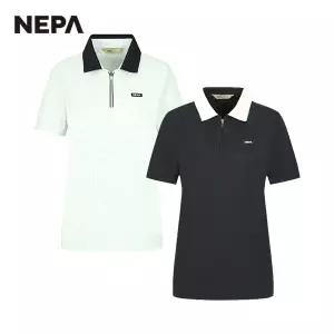 네파 여성 CP 하프집업 폴로 반팔 티셔츠 (레귤러핏) 7J45251