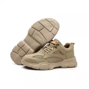 초경량 안전화 작업 신발 통풍 운동화 메쉬 안전 용신발 여름 작업 화 경량 통풍 메쉬