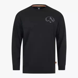 [스파이더]긴팔티 PQF SPJFCNRL301M-BLK 로키 자수 긴팔 티셔츠