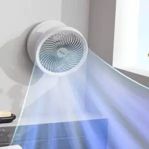 캠핑 선풍기 회전 무선 써큘레이터 탁상용 선풍기 소형 충전식 컴팩트 스마트 벽걸이 휴대용 접이식 차량용