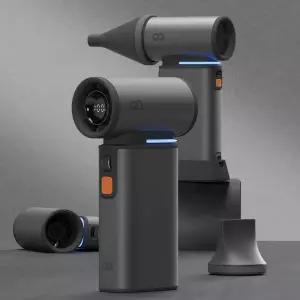 [A] 오아 울트라젯 무선 휴대용 미니 손 선풍기 초강력 캠핑 팬 핸디 핸드 100단 SOS 램프 에어건 LED 표시창