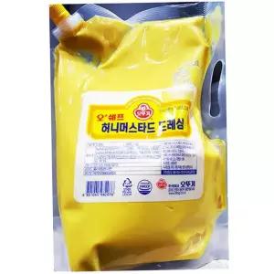 오뚜기 허니 머스타드 드레싱 2kg 6개 샐러드